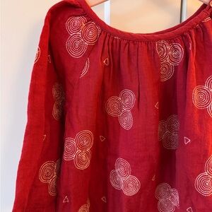 Lali Red Swirl Dress